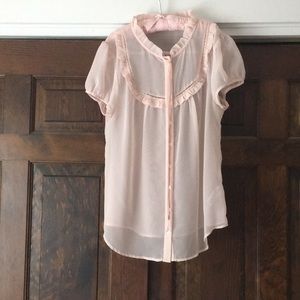 Women’s pale pink blouse